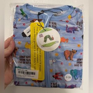 Sleepy Sloth Eric Carle Brown Bear Zippy 6-12m NWT!!!